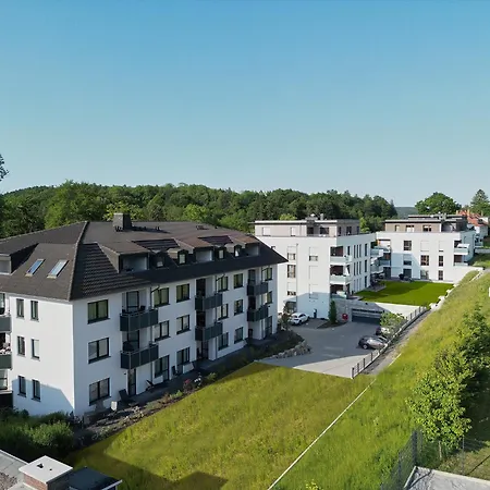 Appartamento Haus Am Kurpark Bad Driburg Esterno foto